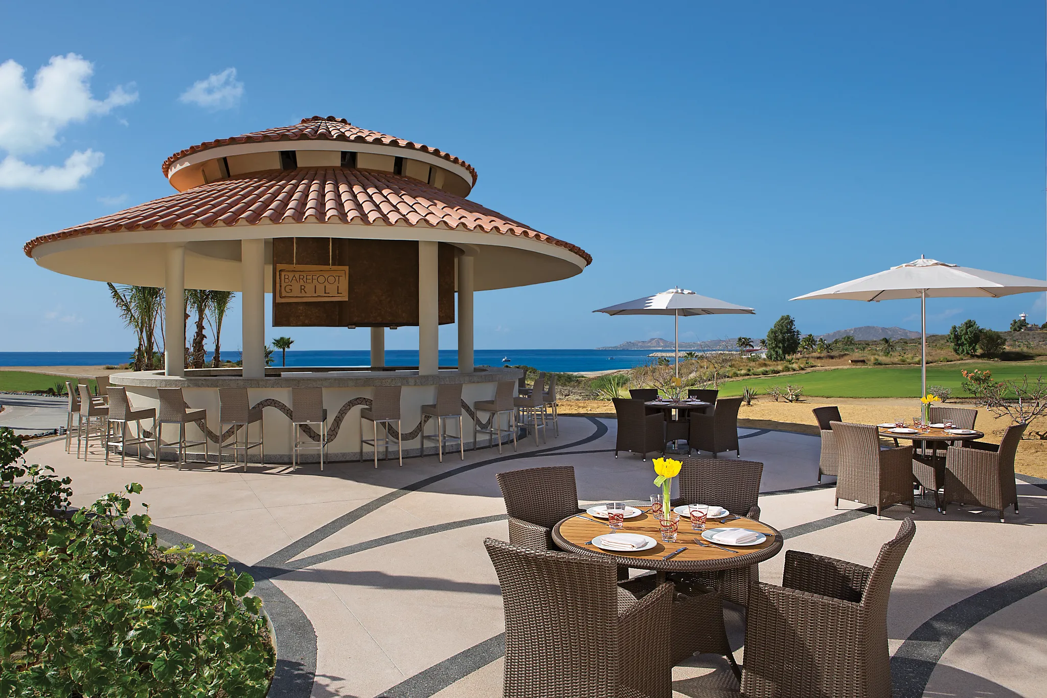 Barefoot Grill at Ultra Luxury Puerto Los Cabos Golf & Spa Resort