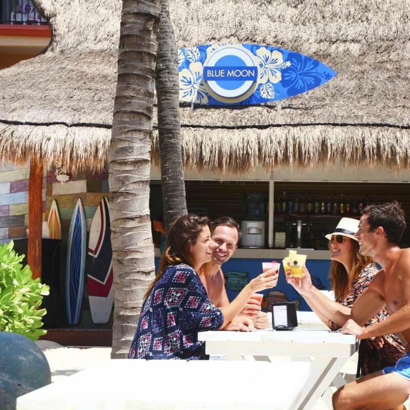 Blue Moon Bar at Sandos Playacar Resort